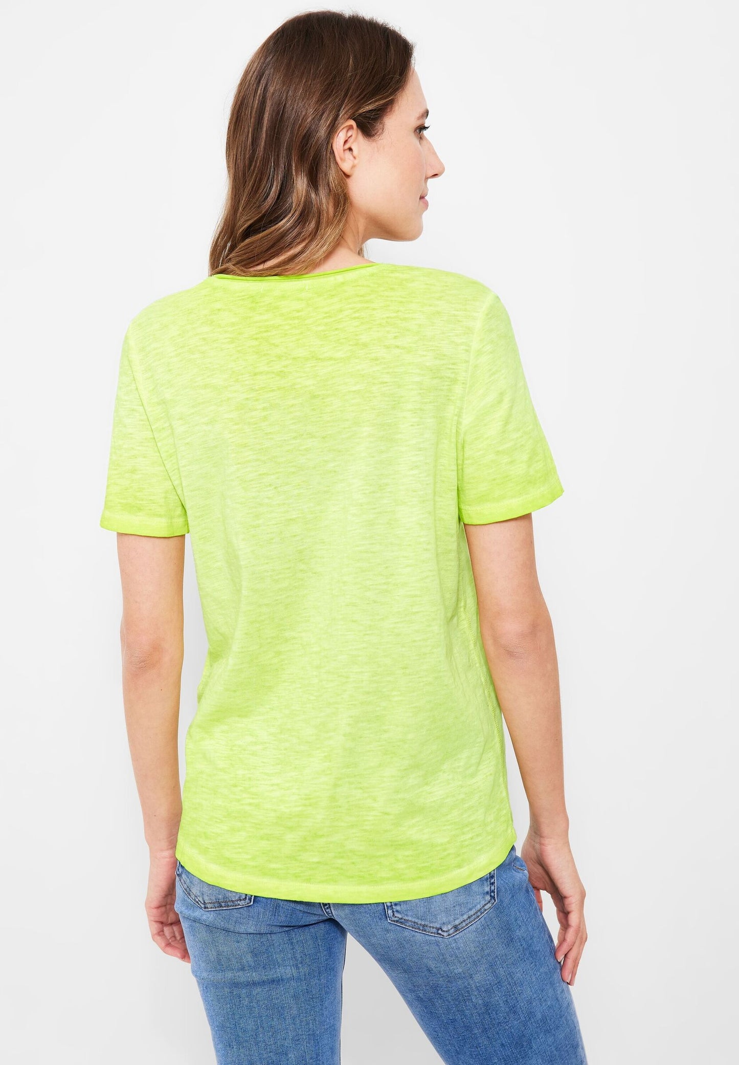 T-Shirt in Unifarbe
