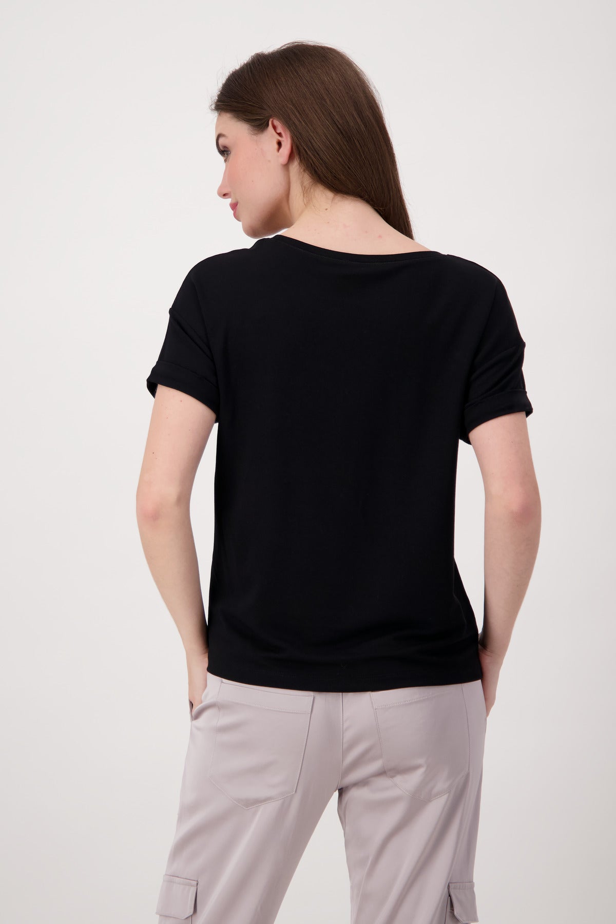 T-Shirt, schwarz