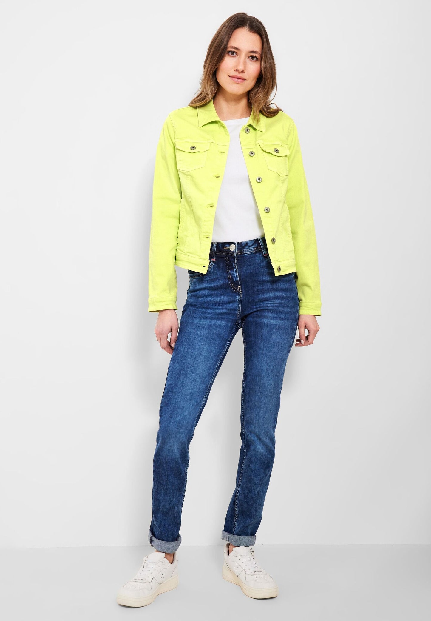 Color Jeansjacke