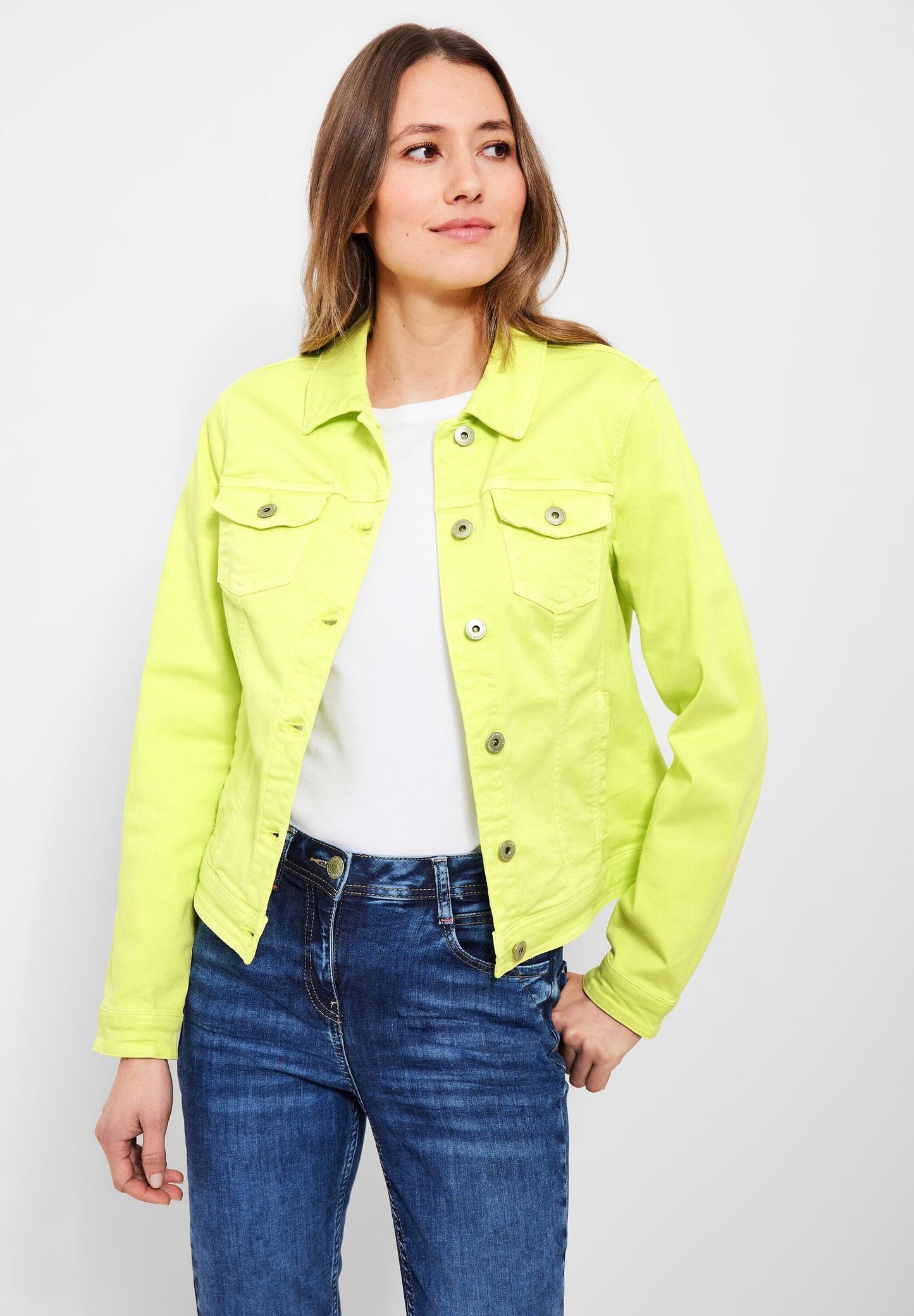 Color Jeansjacke