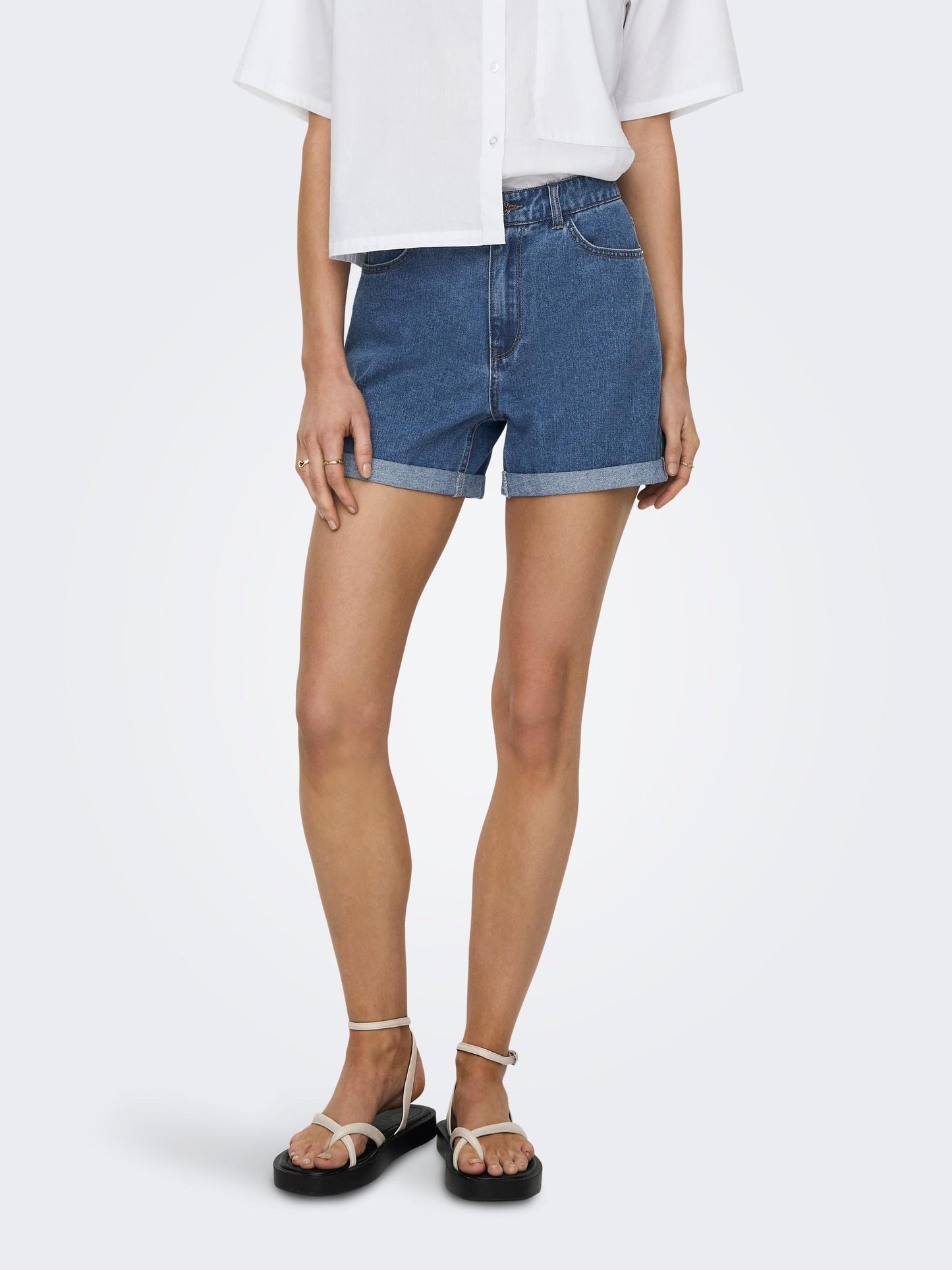 ONLVEGA HW MOM DNM SHORTS NOOS