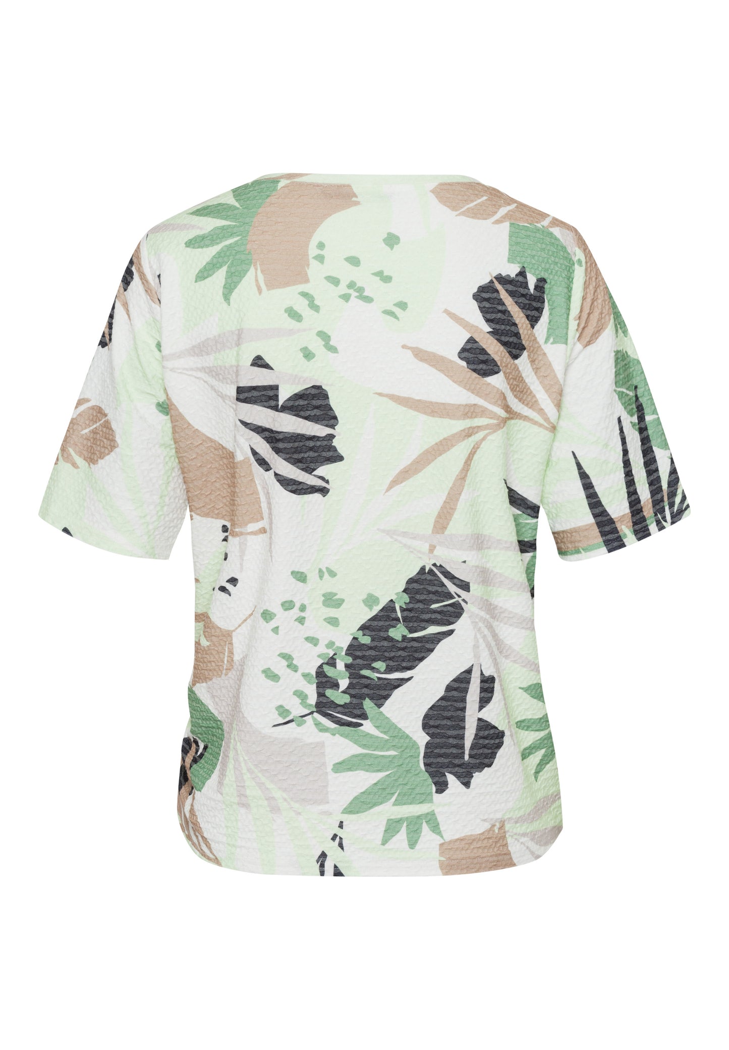Shirt ELEMENTS mit feminin gepaspeltem Rundhals
