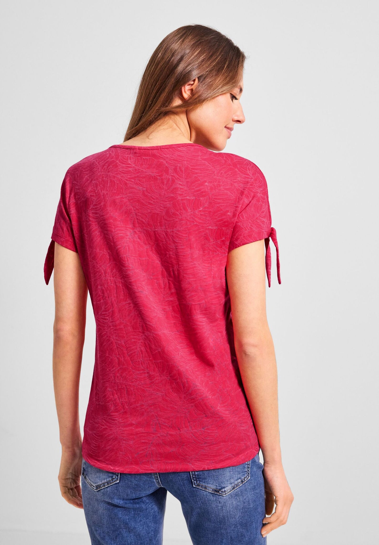 T-Shirt mit Knotendetail