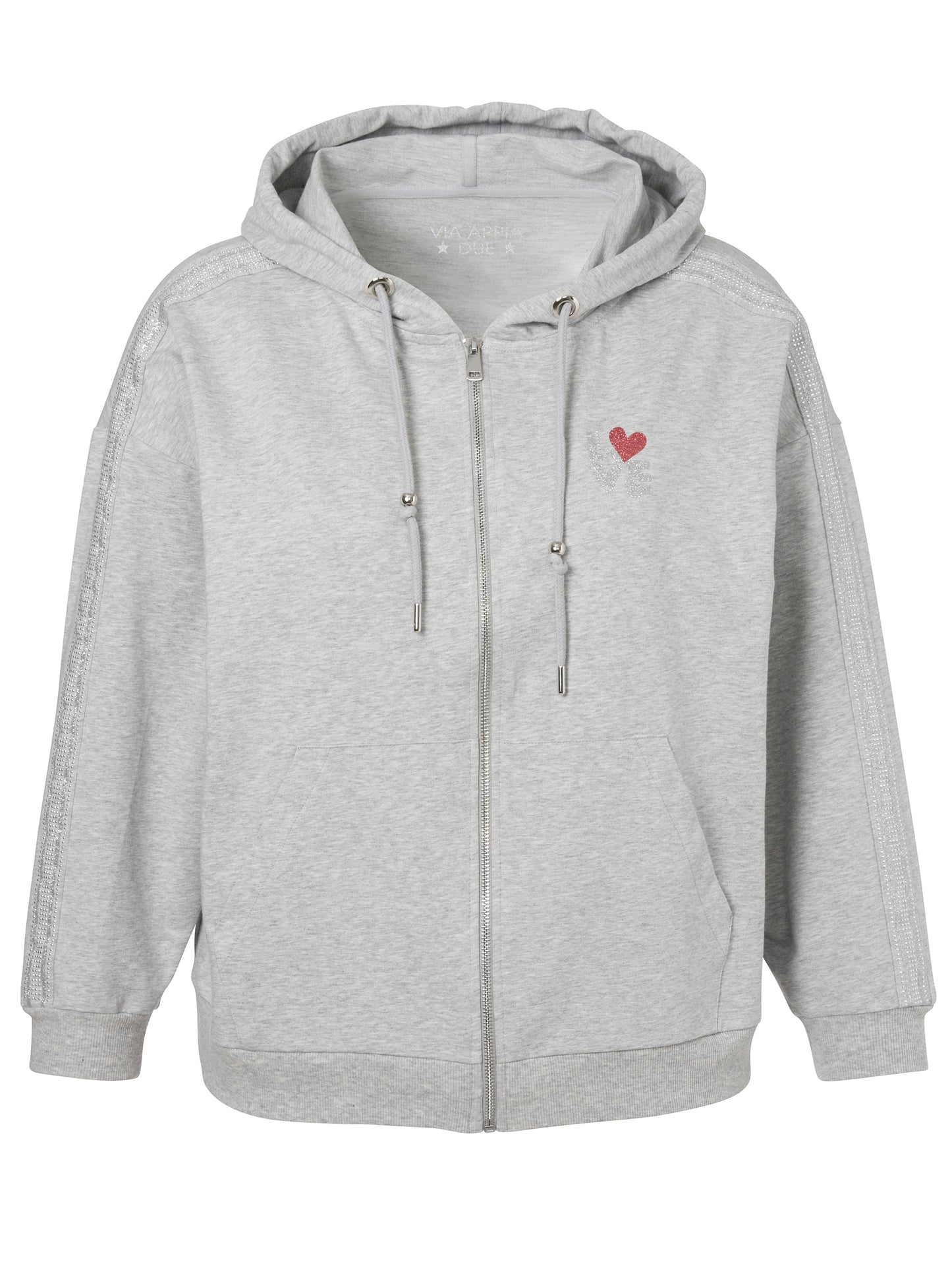 Jacke Kapuze 1/1 Arm Zipper