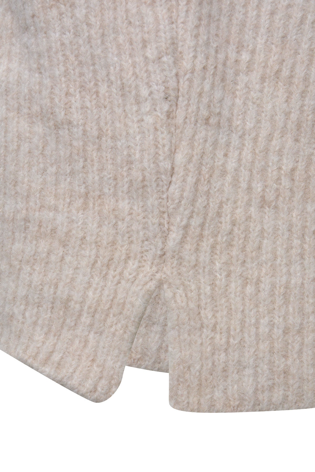 Pullunder w stand up collar and zipper