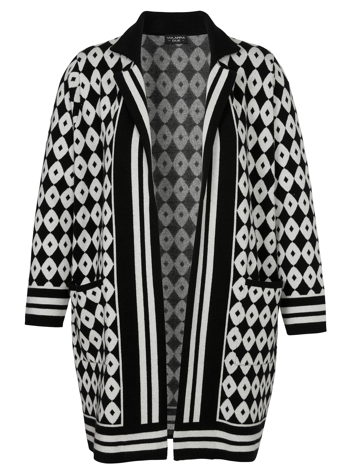 Jacke Revers 1/1 Arm Jacquard