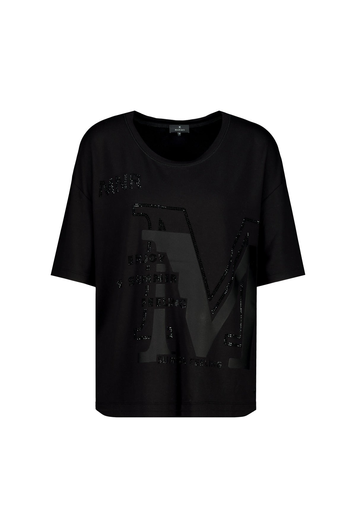 T-Shirt, schwarz