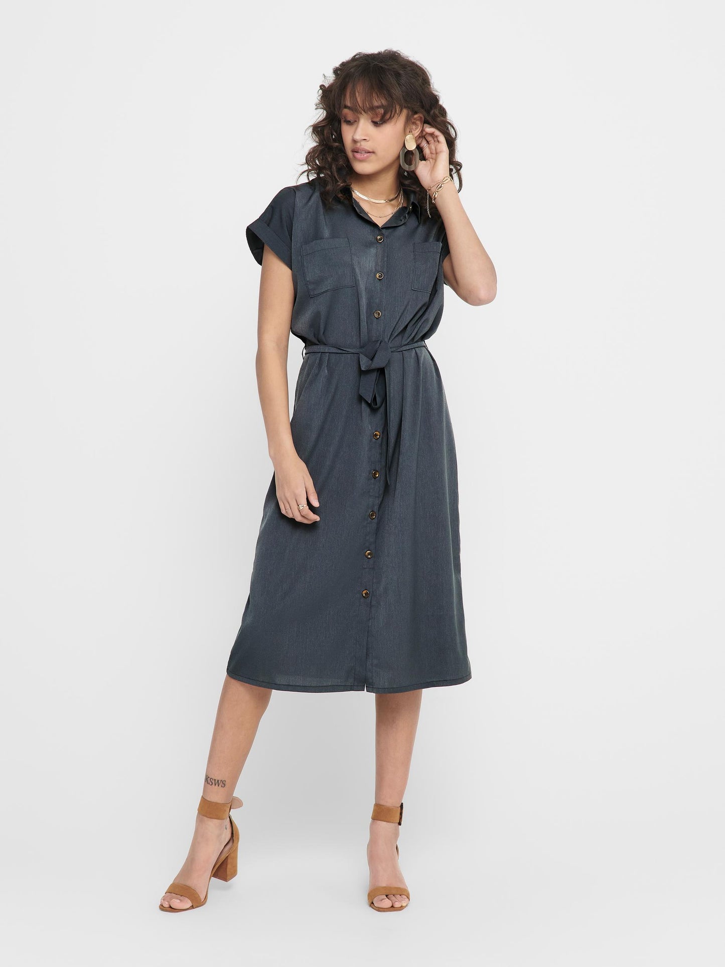 ONLHANNOVER S/S SHIRT DRESS NOOS WVN