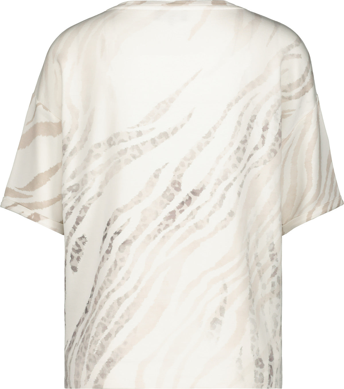 Shirt, sandstone gemustert