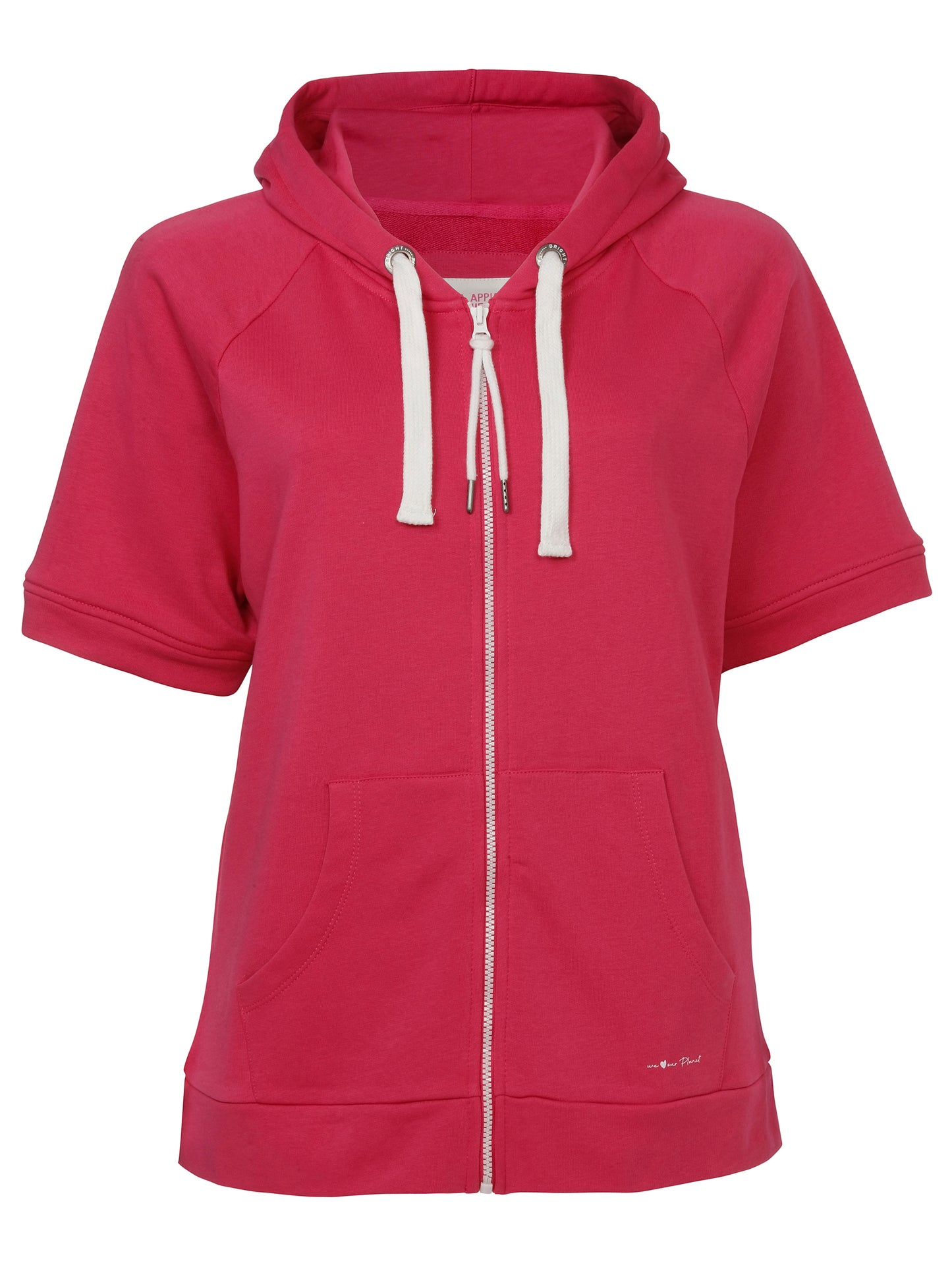 Sweatjacke Kapuze Zipper 1/2 Arm
