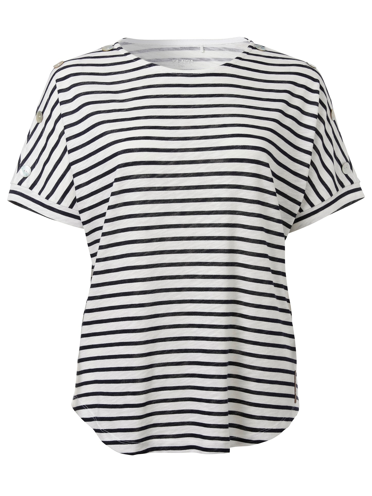 T-Shirt Rundhals 1/2 Arm Ringel