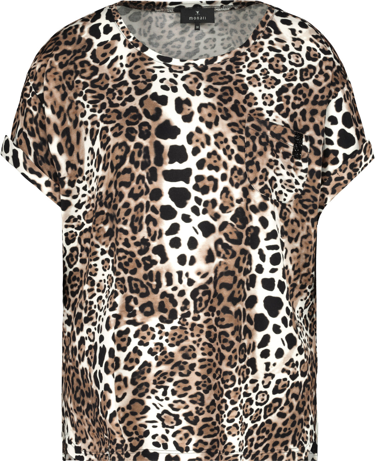 Shirt, krokant gemustert