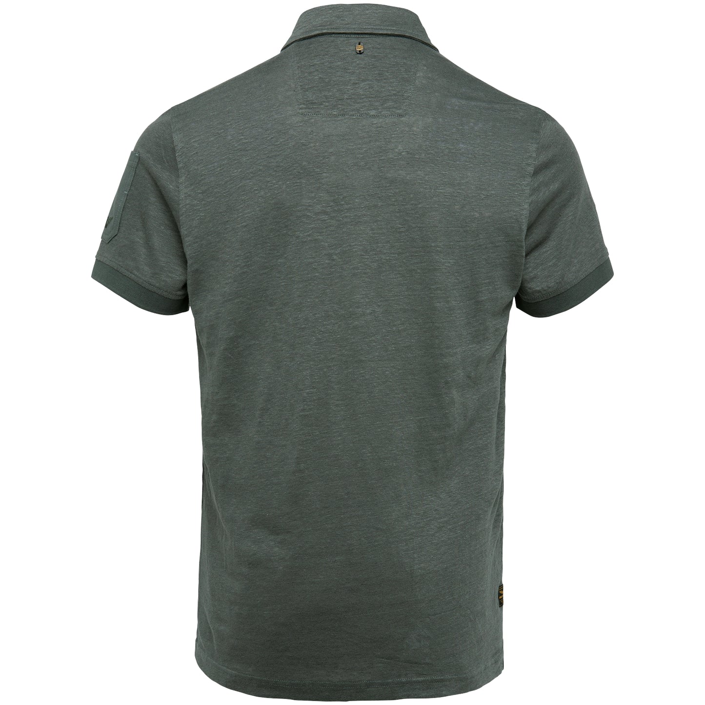 Short sleeve polo Linen cargo