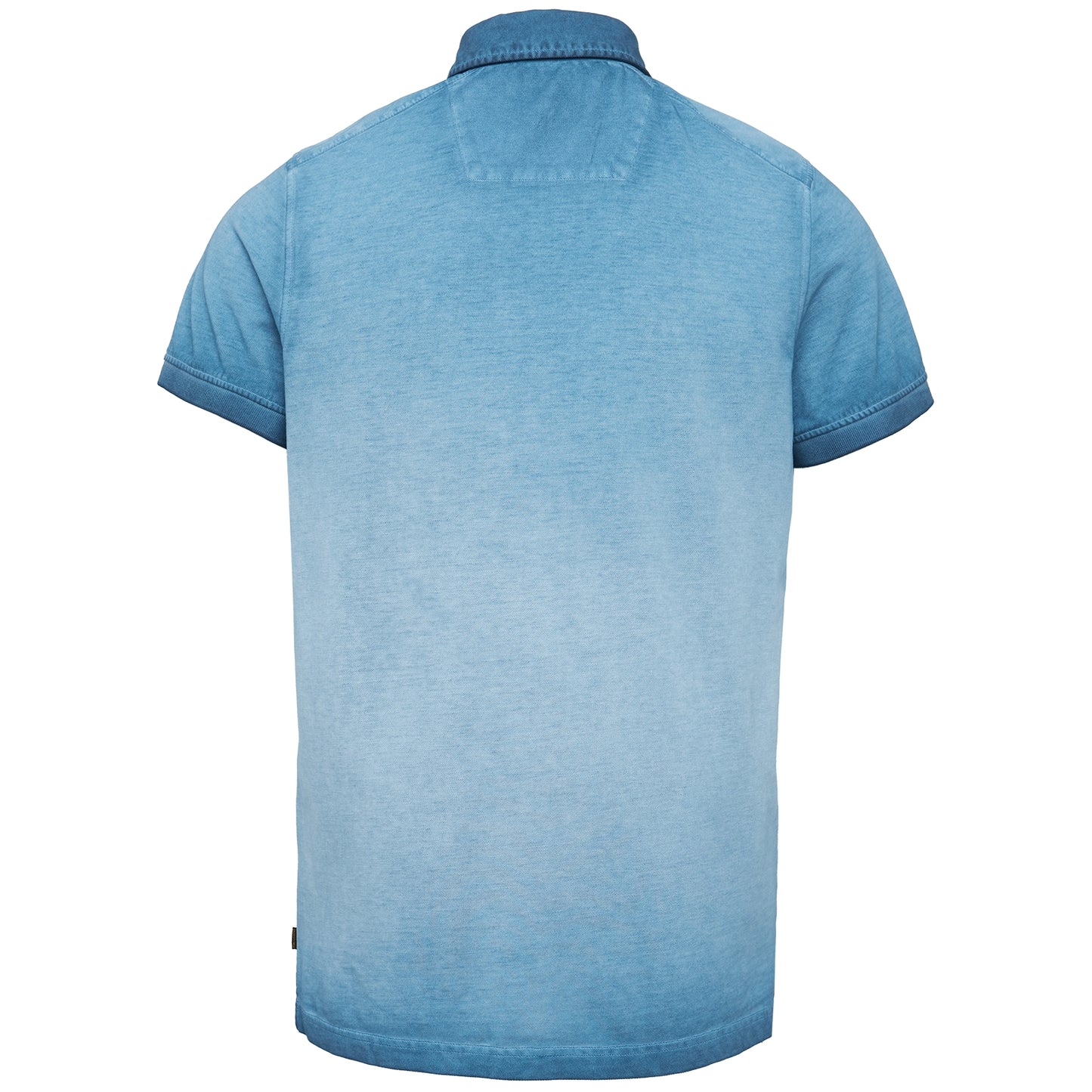 Short sleeve polo light pique cold dye