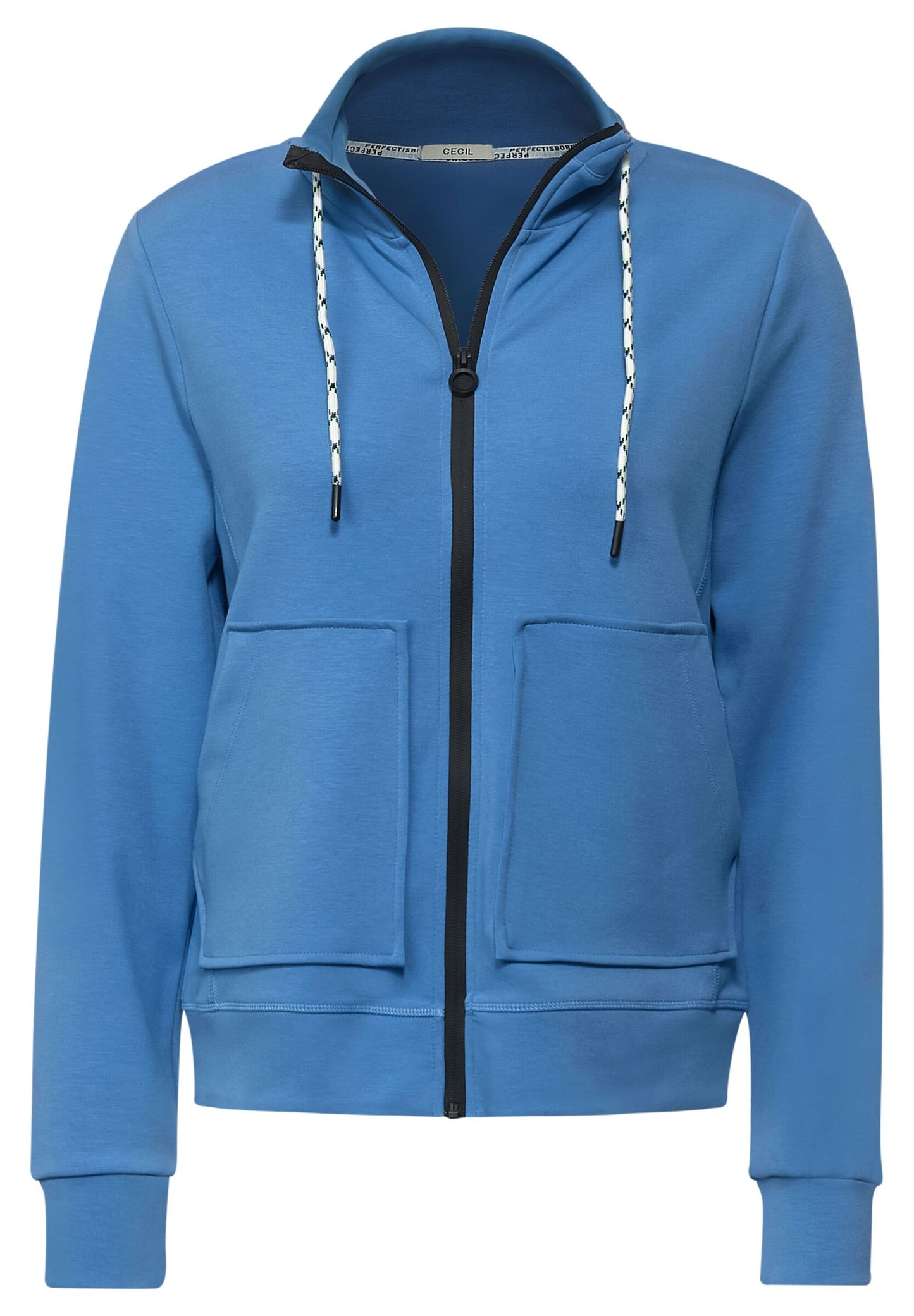 Sweatjacke mit Stehkragen