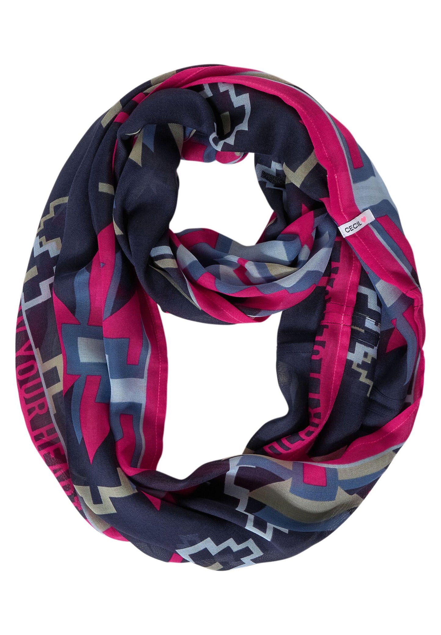 Loopschal mit Print
