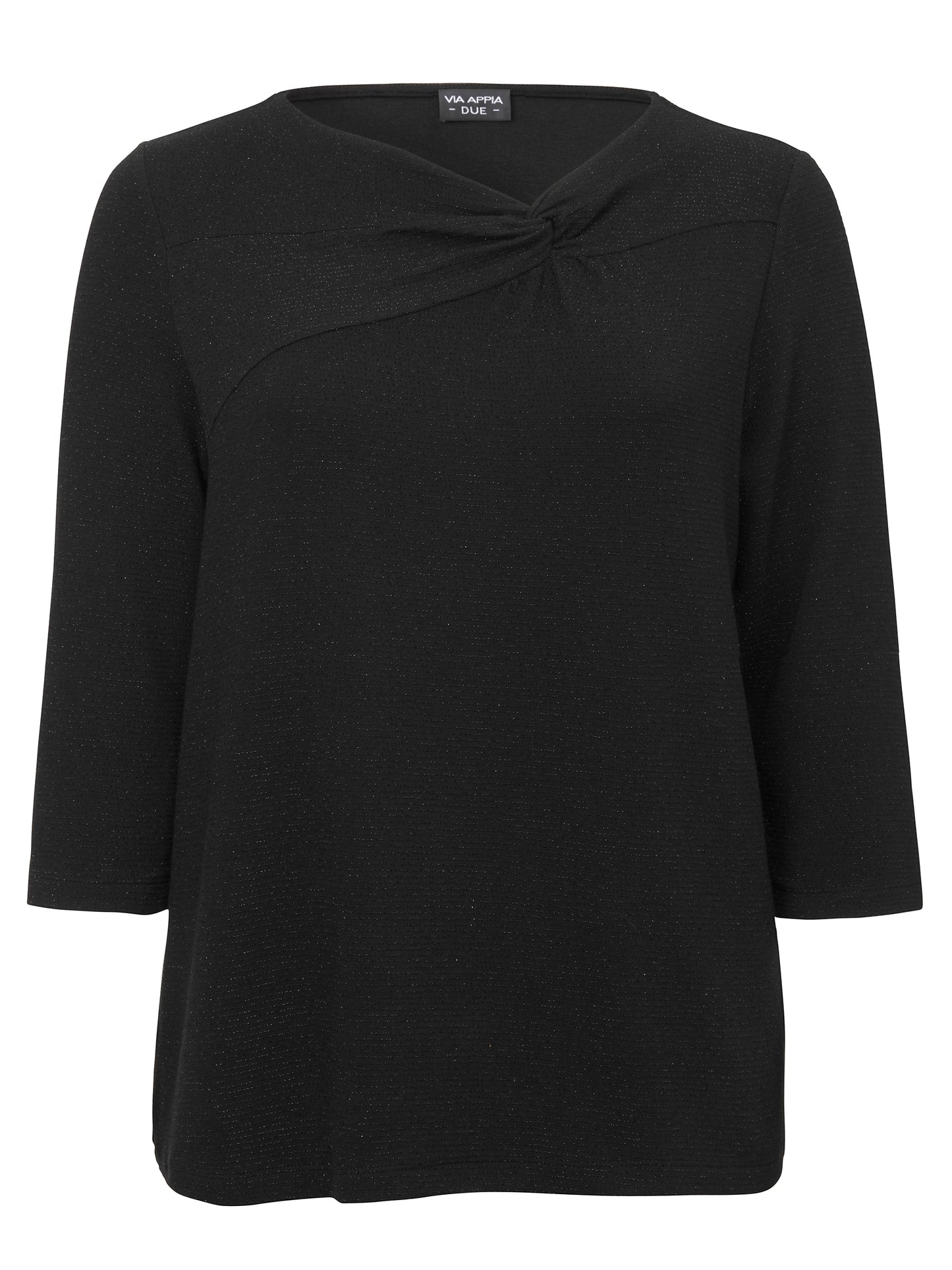 T-Shirt Asymmetrischer Ausschnitt 3/4 Arm