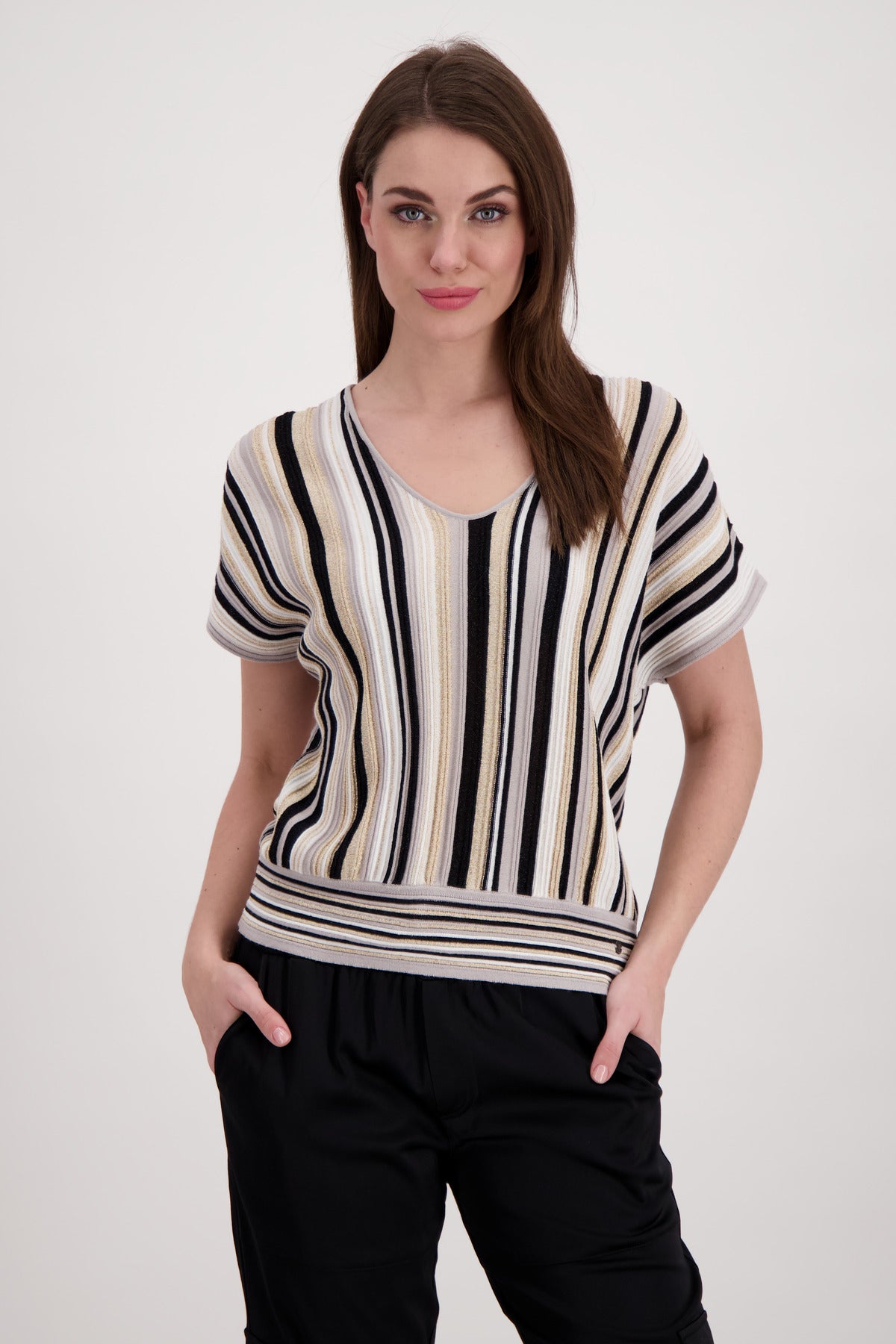 T-Shirt, bambus gemustert – Eisenach Haus der Mode & Top Center