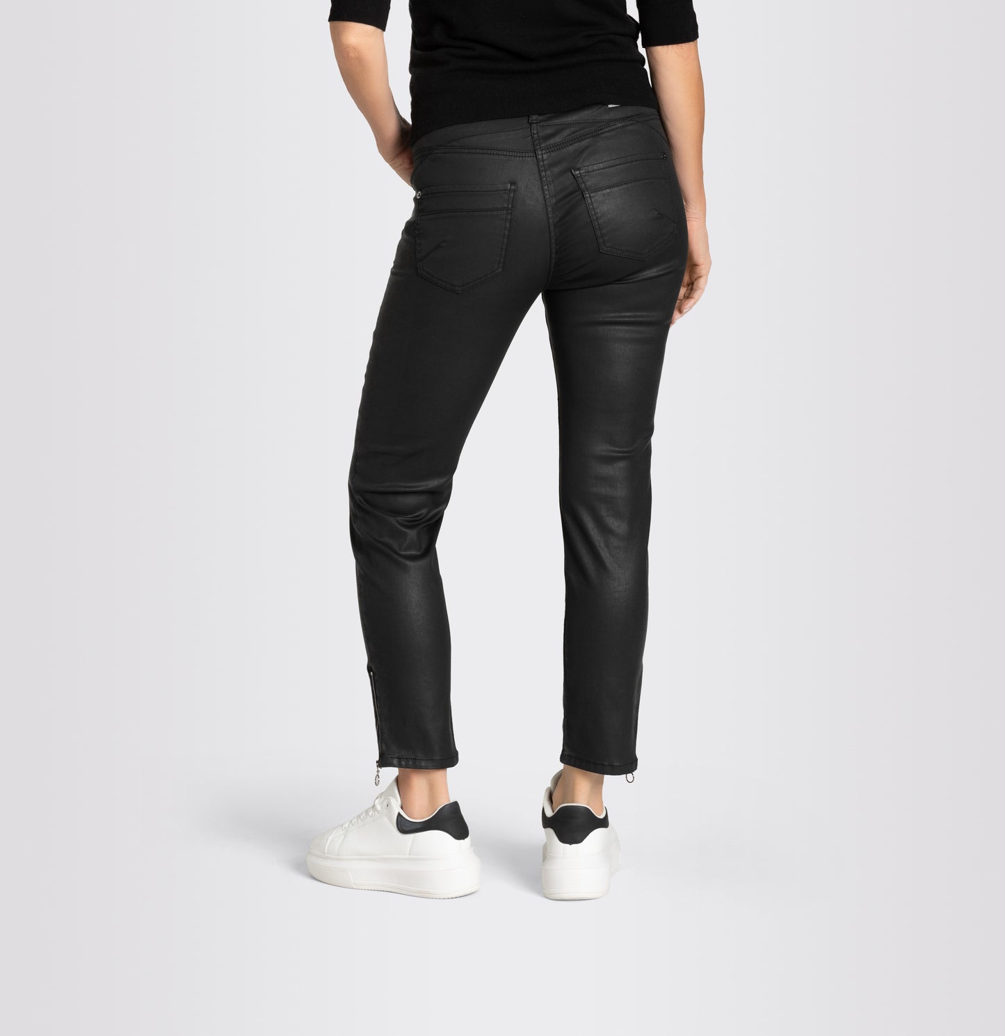 MAC JEANS - RICH SLIM, Coated cotton tencel