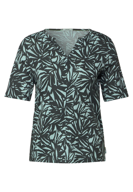 Tunikashirt mit Alloverprint