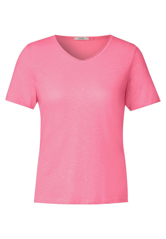 Basic T-Shirt in Unifarbe