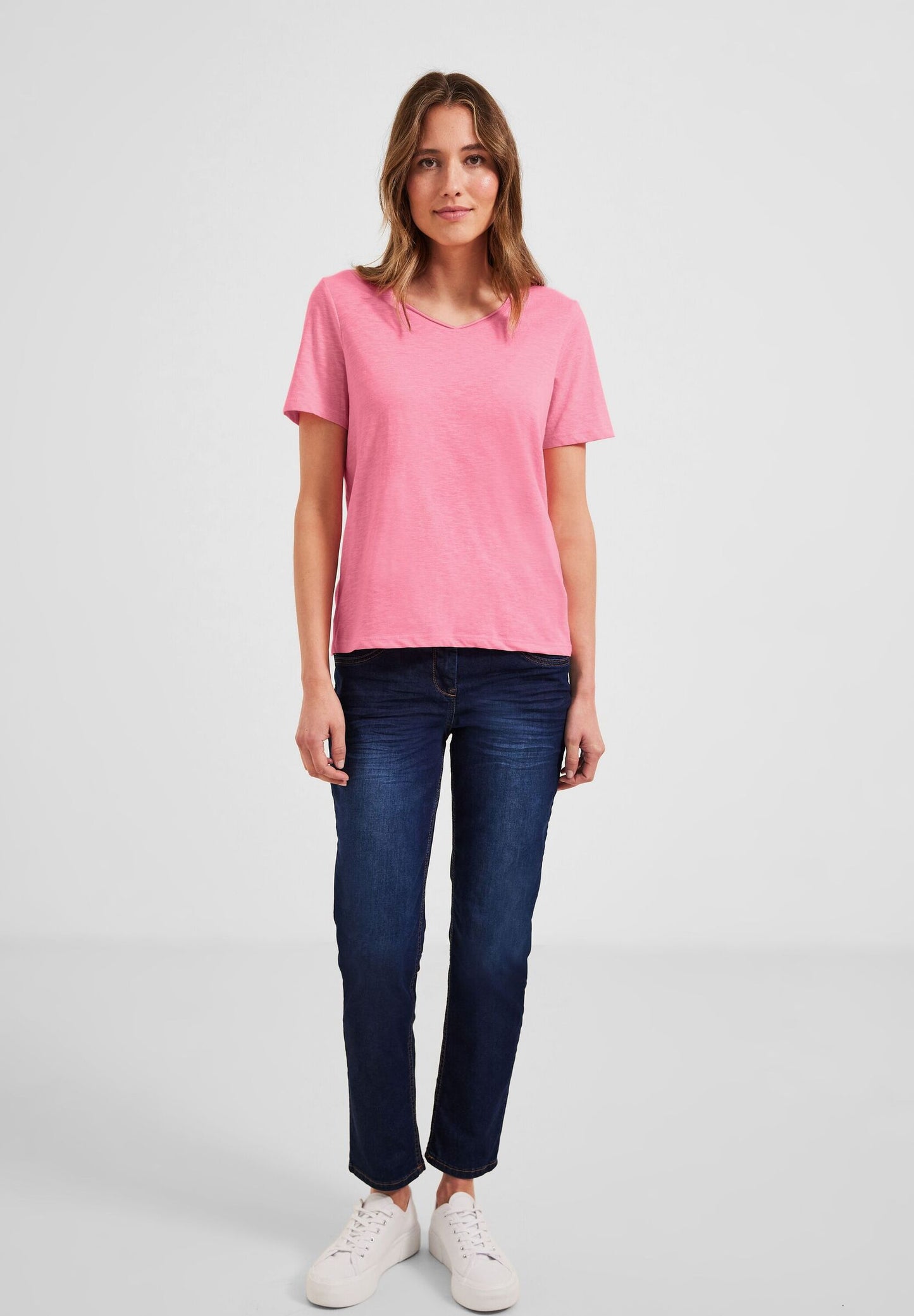 Basic T-Shirt in Unifarbe