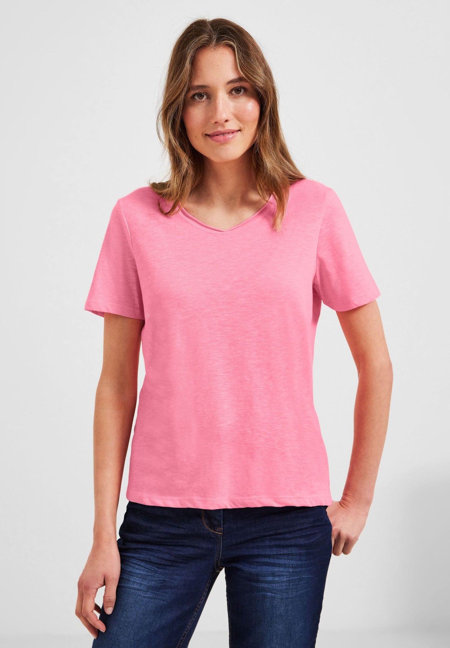Basic T-Shirt in Unifarbe