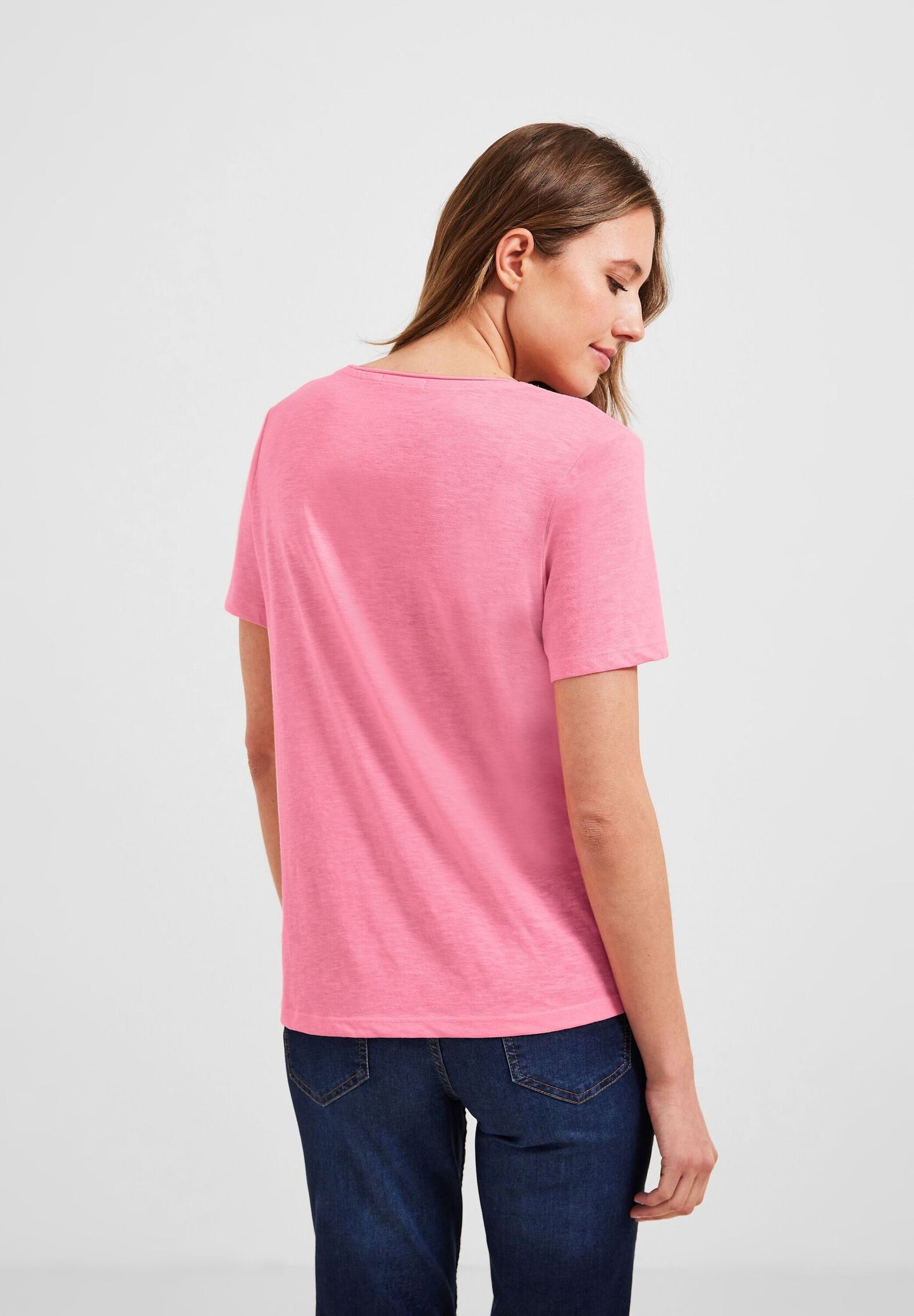 Basic T-Shirt in Unifarbe