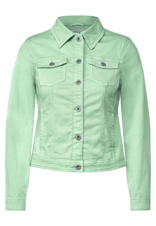 Farbige Jeansjacke
