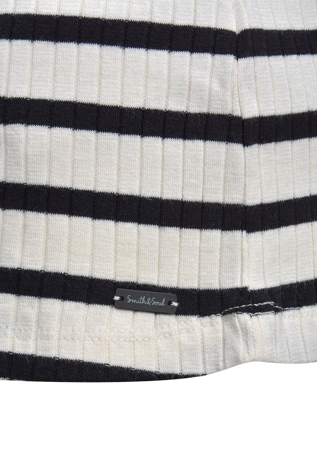 Rib Turlte neck stripes