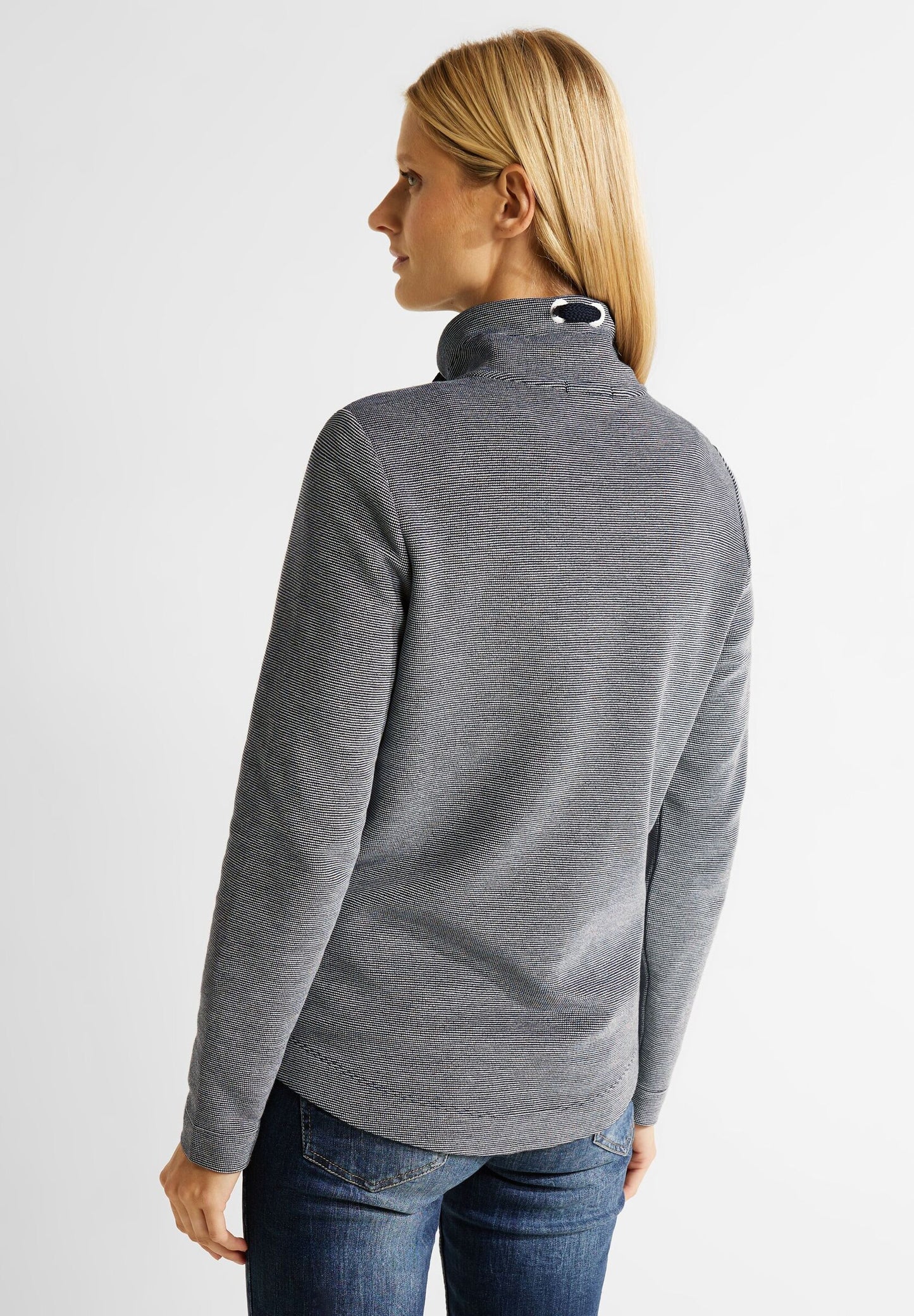 Gestreifte Shirtjacke