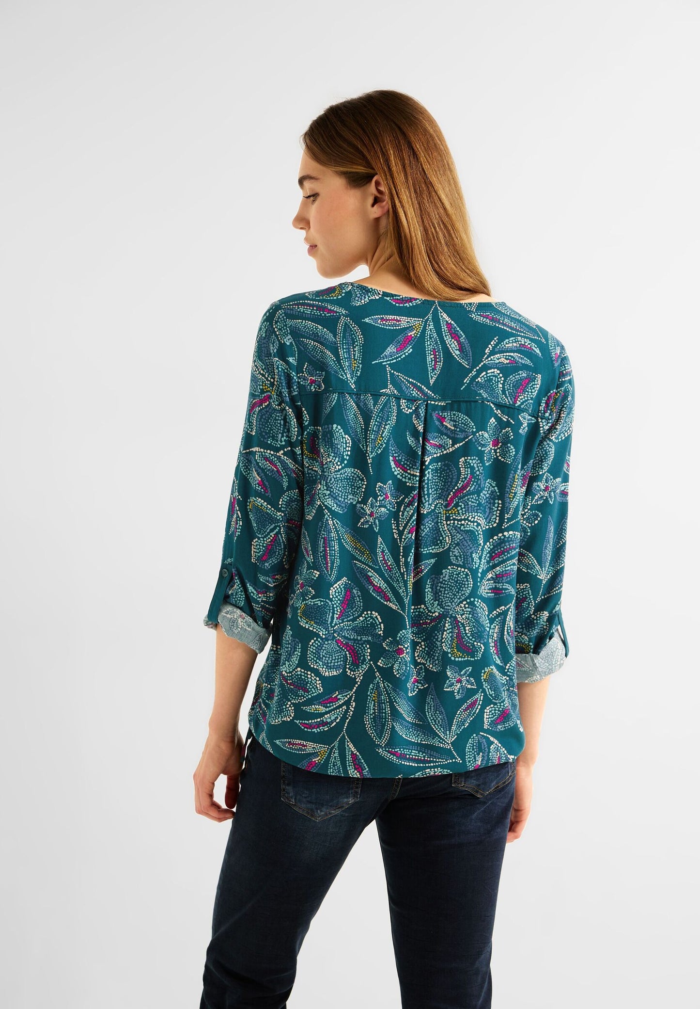 Bluse mit Multicolorprint