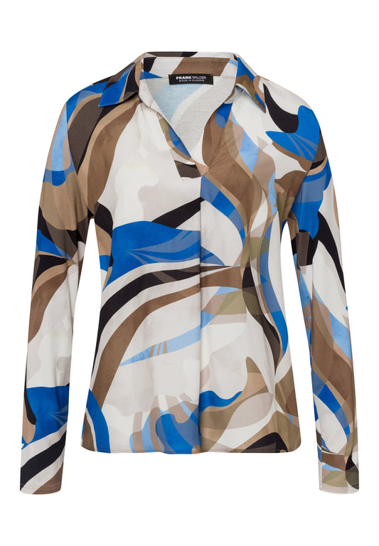 Blusenshirt NOS mit Hemdblusenkragen