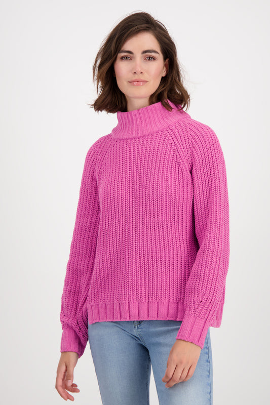 Pullover, deep pink