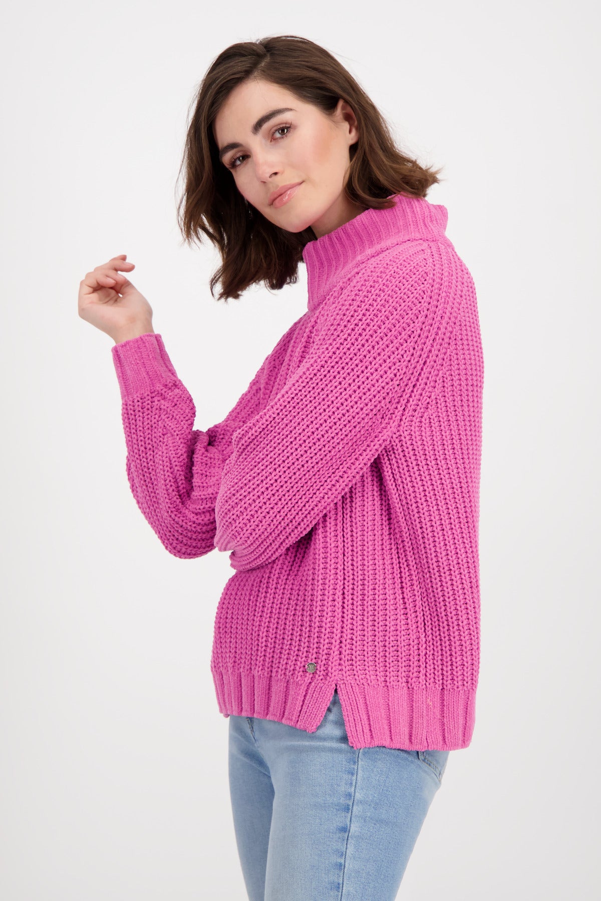 Pullover, deep pink