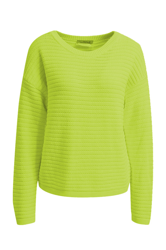 Structured Round Neck Pullover