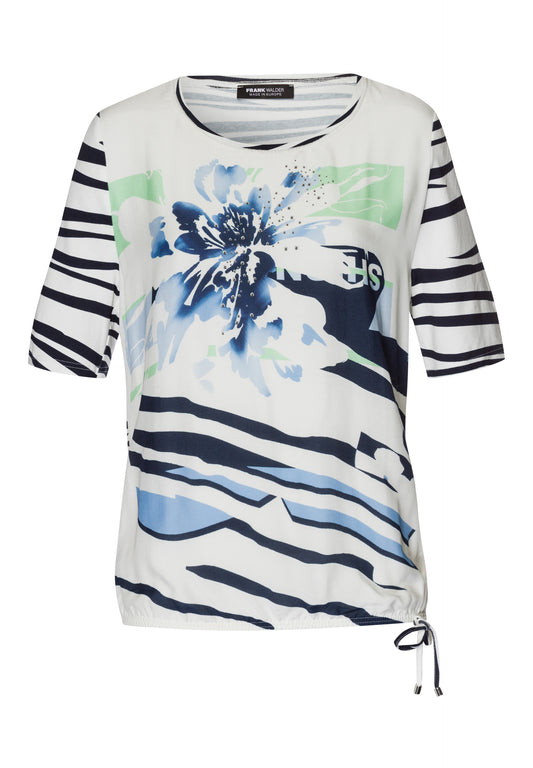Blusenshirt NOS im sommerlichen Dessin