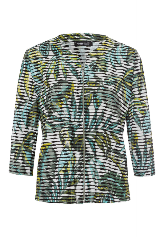 Leichtjacke CARIBBEAN DREAM mit Pflanzenprint