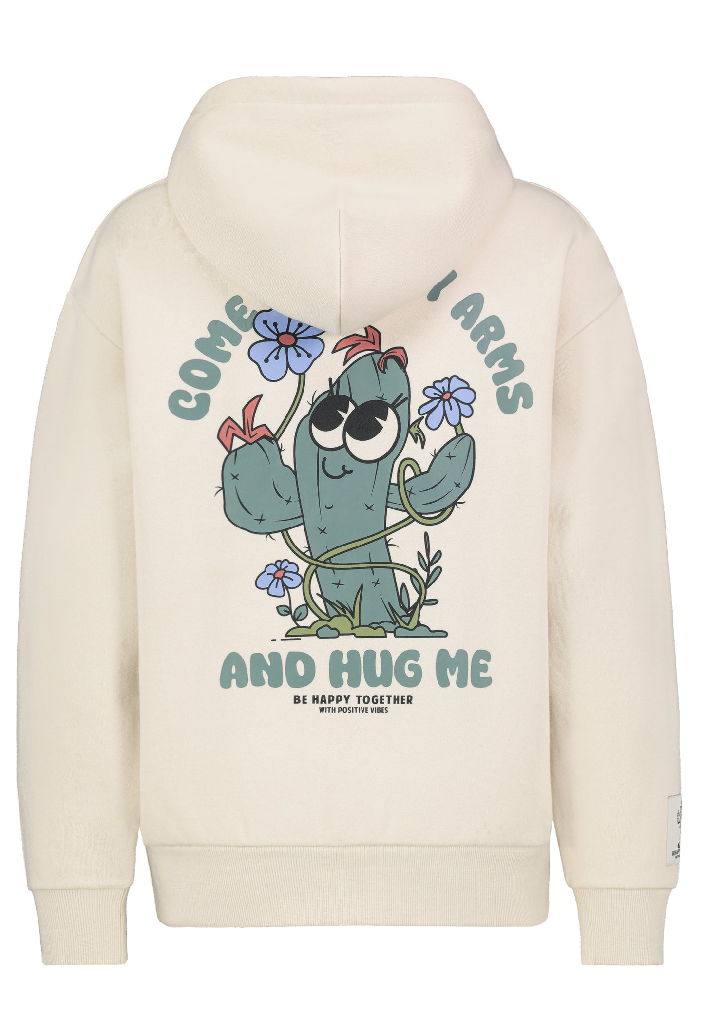 DOB Sweatjacke,langarm, Kapuze mit, canvas beige