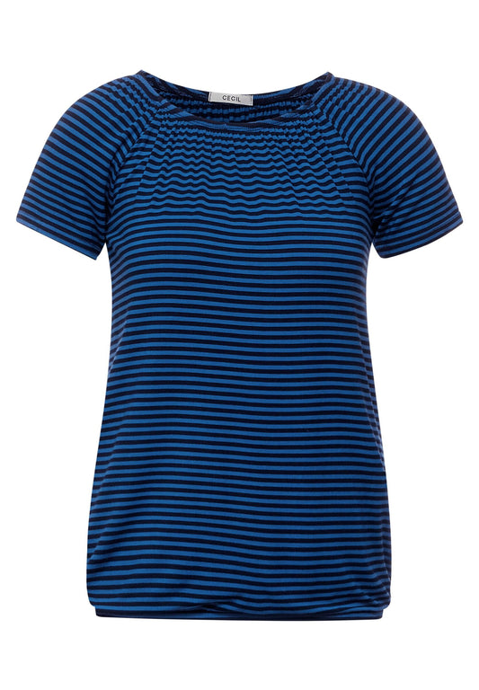 Carmen-Shirt mit Streifen
