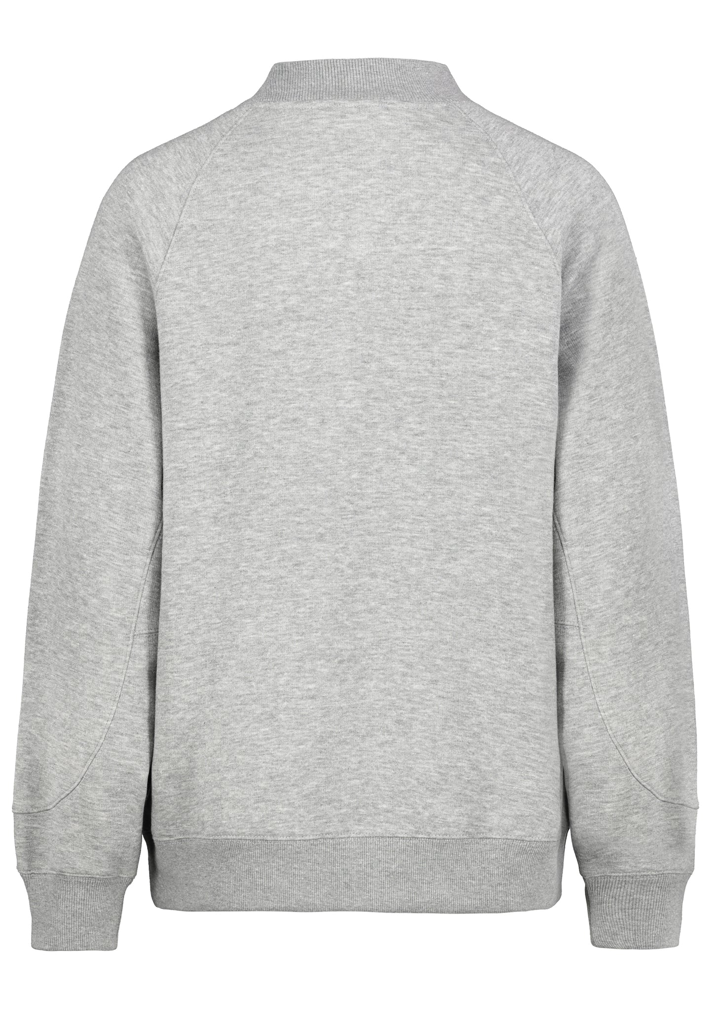 DOB Sweat, oversize, langer Raglanärmel mit Teilungsnähten, Stehkragen aus Rippe, Ärmelsaumund Saum aus Rippe