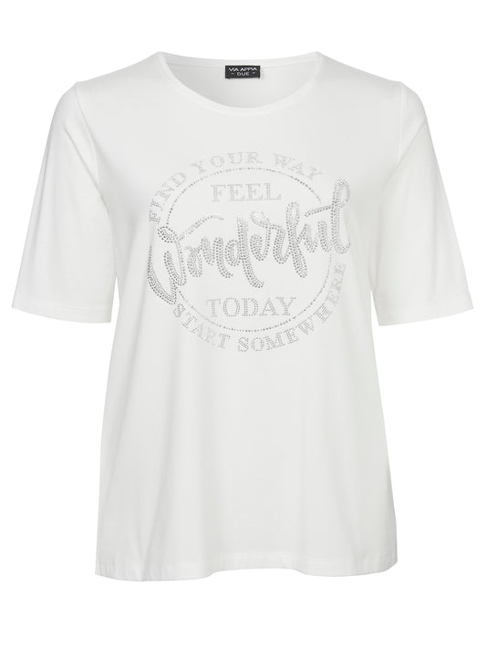 T-Shirt Rundhals 1/2 Arm Motiv