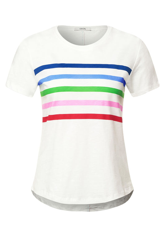 T-Shirt mit Streifenmuster