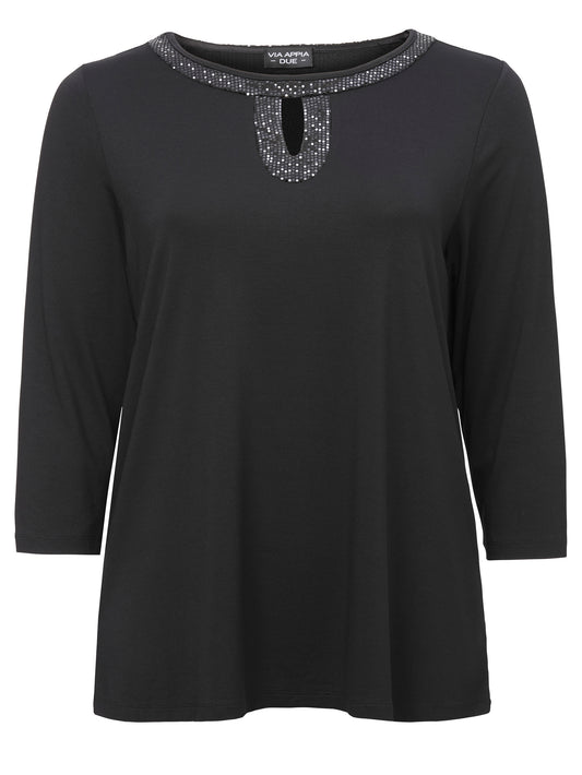 T-Shirt Rundhals 3/4 Arm