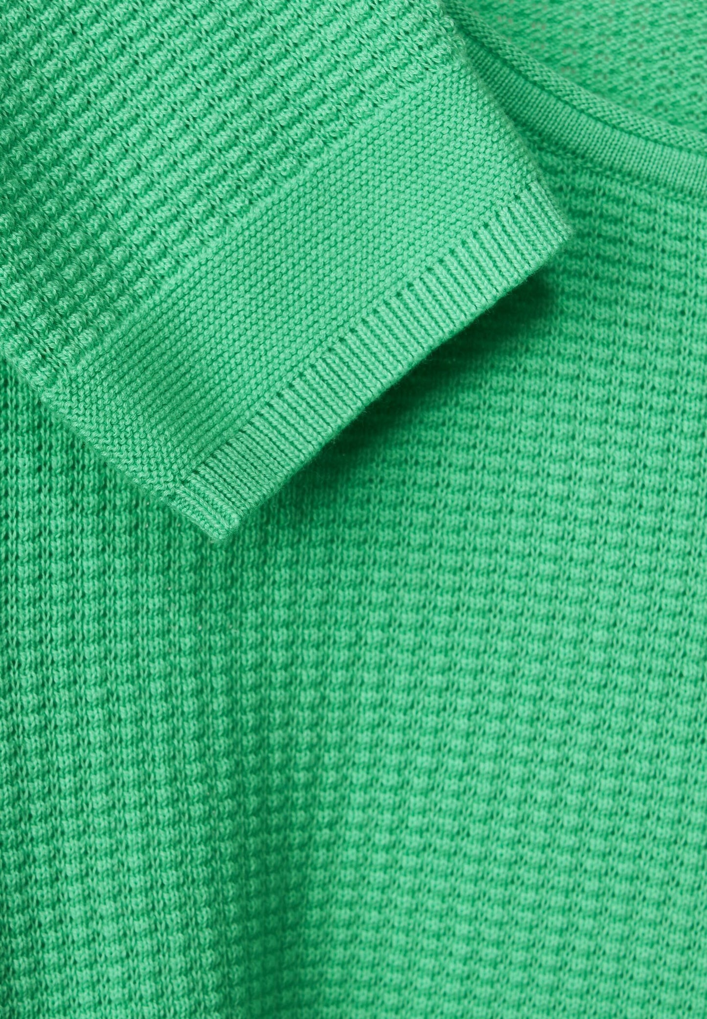 Basic Pullover mit Struktur