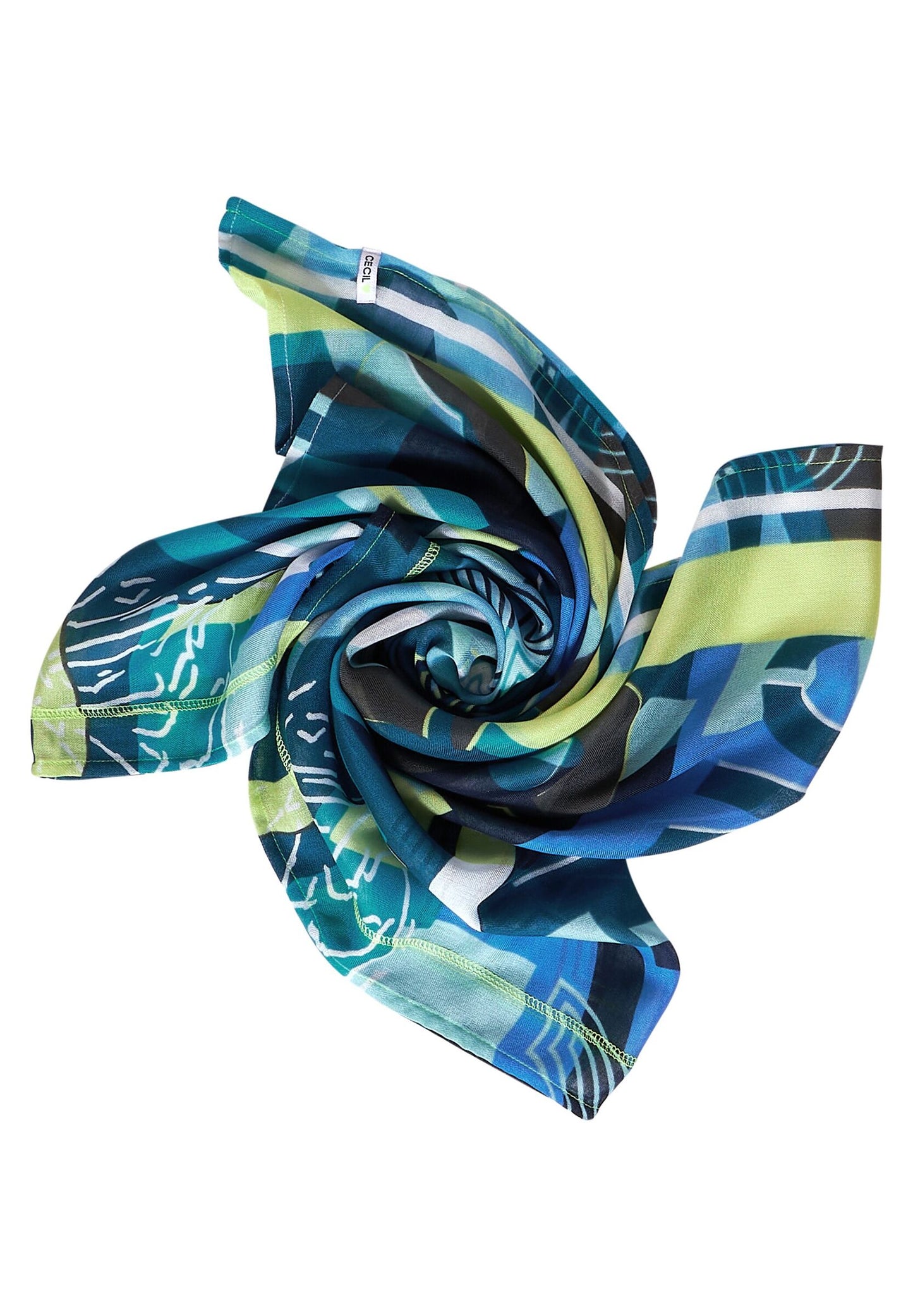 Loopschal mit Allover-Print